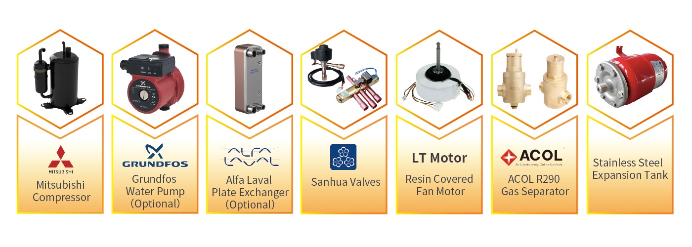 R290 Floor Heating Heat Pump