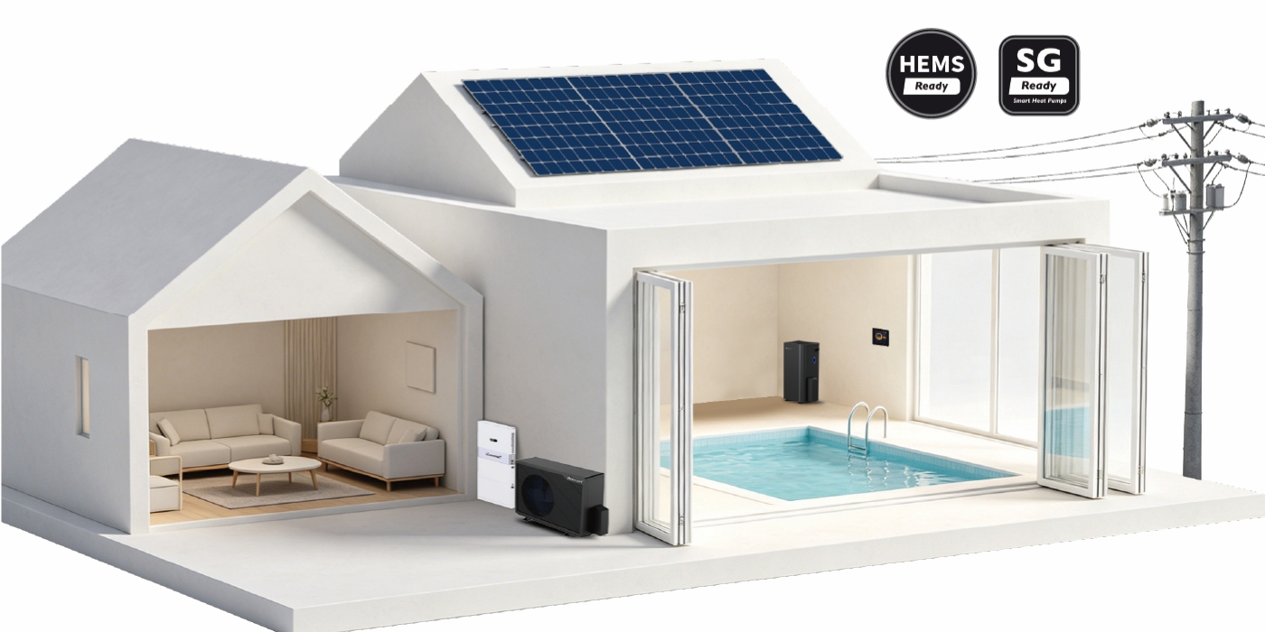 3D Full Inverter Split Pool Heat Pump
